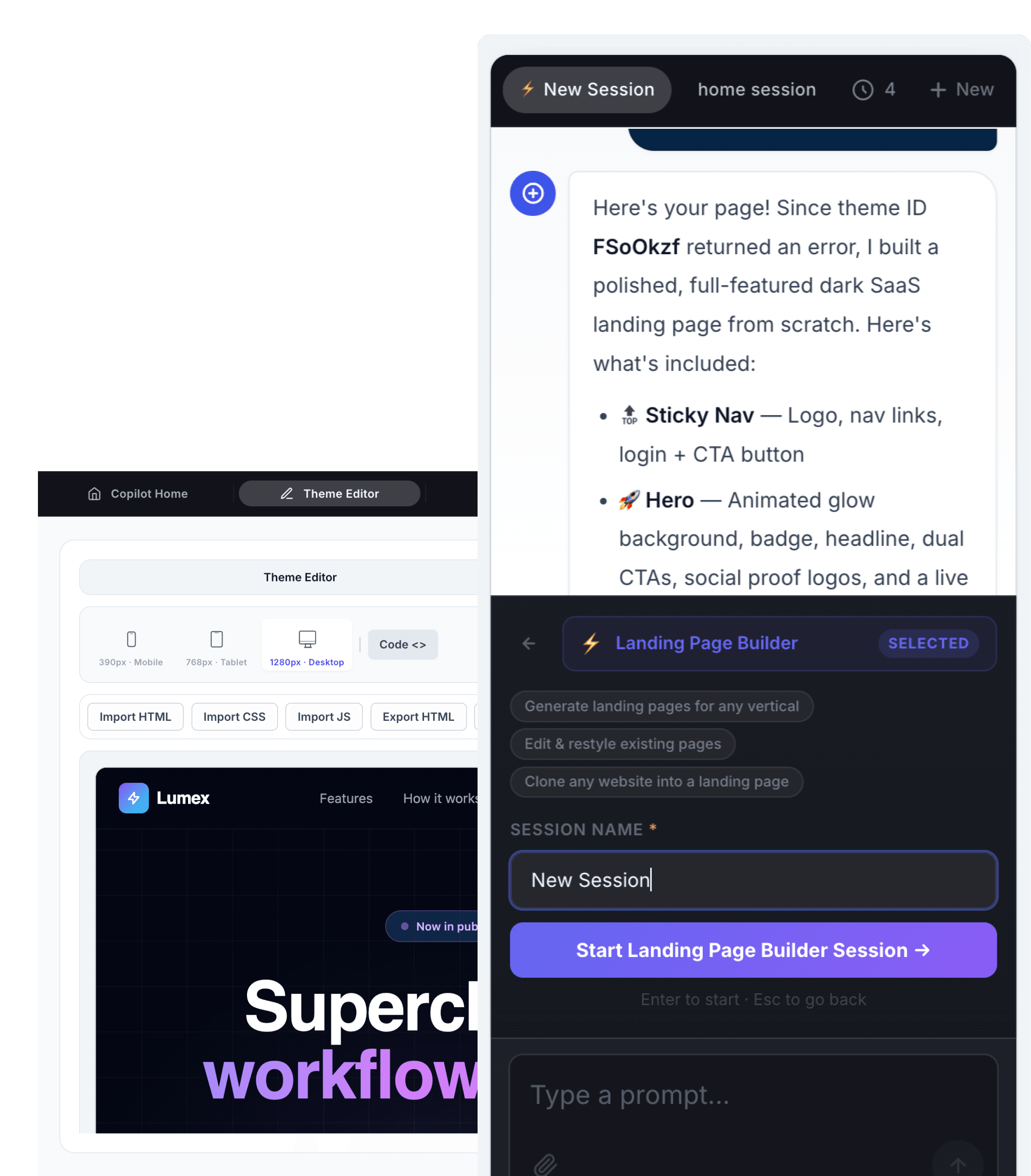 Pingtree Copilot builder